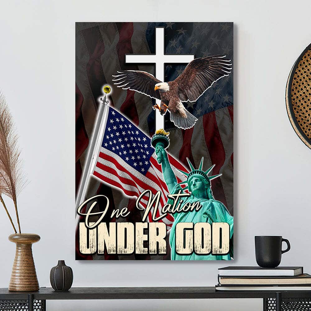 Scripture Jesus Christ One Nation Under God Bible Verse Canvas Print Scripture Jesus Christ One Nation Under God Bible Verse Canvas Print
