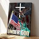 Scripture Jesus Christ One Nation Under God Bible Verse Canvas Print Scripture Jesus Christ One Nation Under God Bible Verse Canvas Print