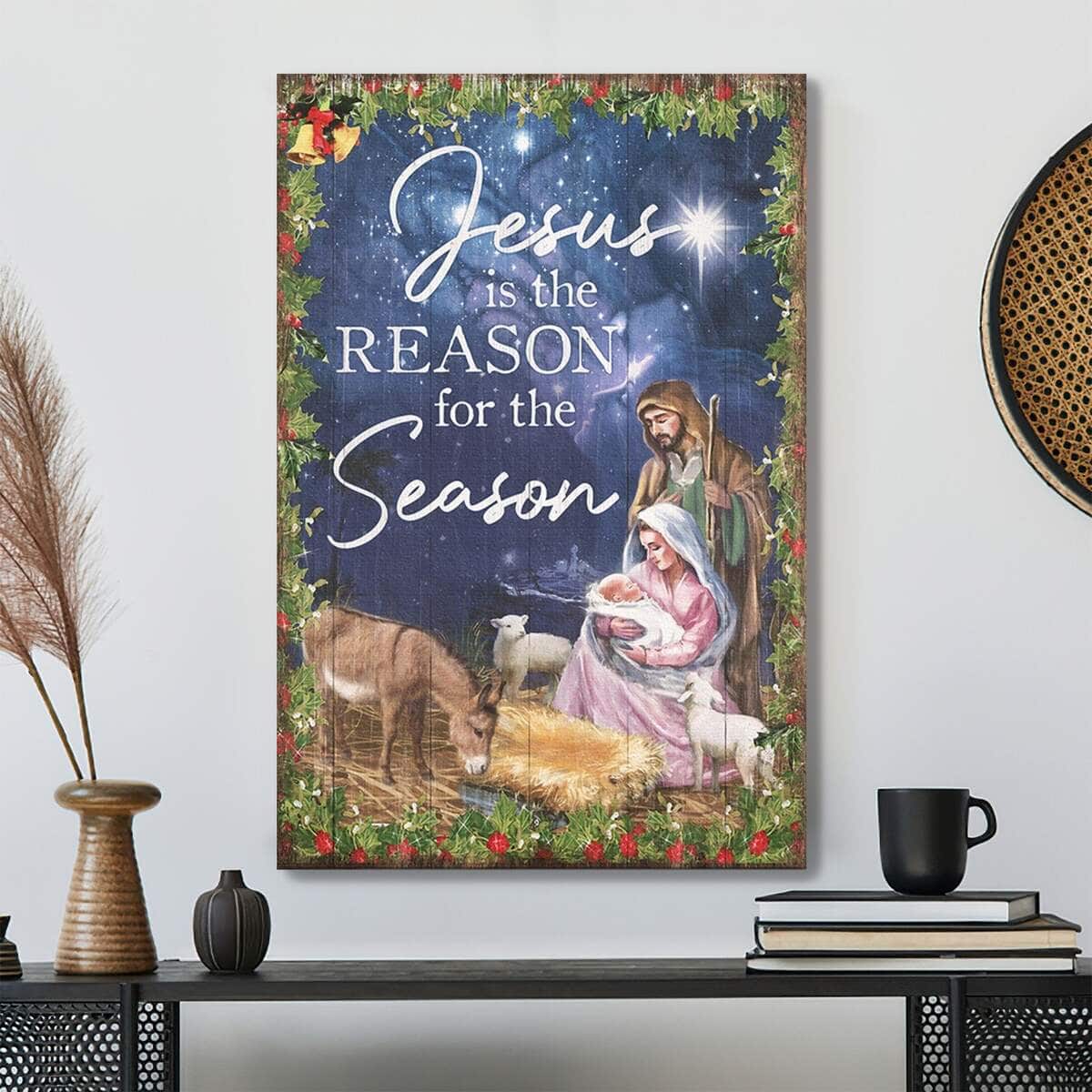 Jesus Portrait God Jesus The Baby Was Born In Christmas Eve Jesus Is A Reason For The Season Canvas Print Jesus Portrait God Jesus The Baby Was Born In Christmas Eve Jesus Is A Reason For The Season Canvas Print