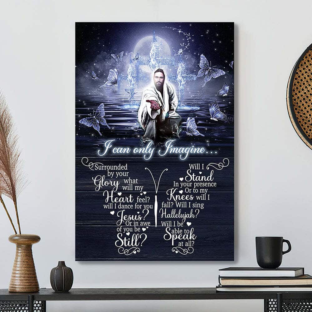 Scripture Bible Verse I Can Only Imagine Canvas Print