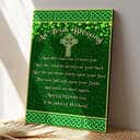 Bible Verse An Trish Blessing Jesus Christ Canvas Print