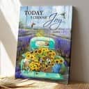 Bible Verse Christian Jesus Today I Choose Joy Canvas Print Bible Verse Christian Jesus Today I Choose Joy Canvas Print