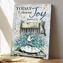 Christian Jesus And Butterflies Today I Choose Joy Bible Verse Canvas Print Christian Jesus And Butterflies Today I Choose Joy Bible Verse Canvas Print