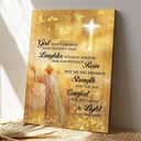 Christian Strength For The Day Beautiful Pigeon Scripture Canvas Print