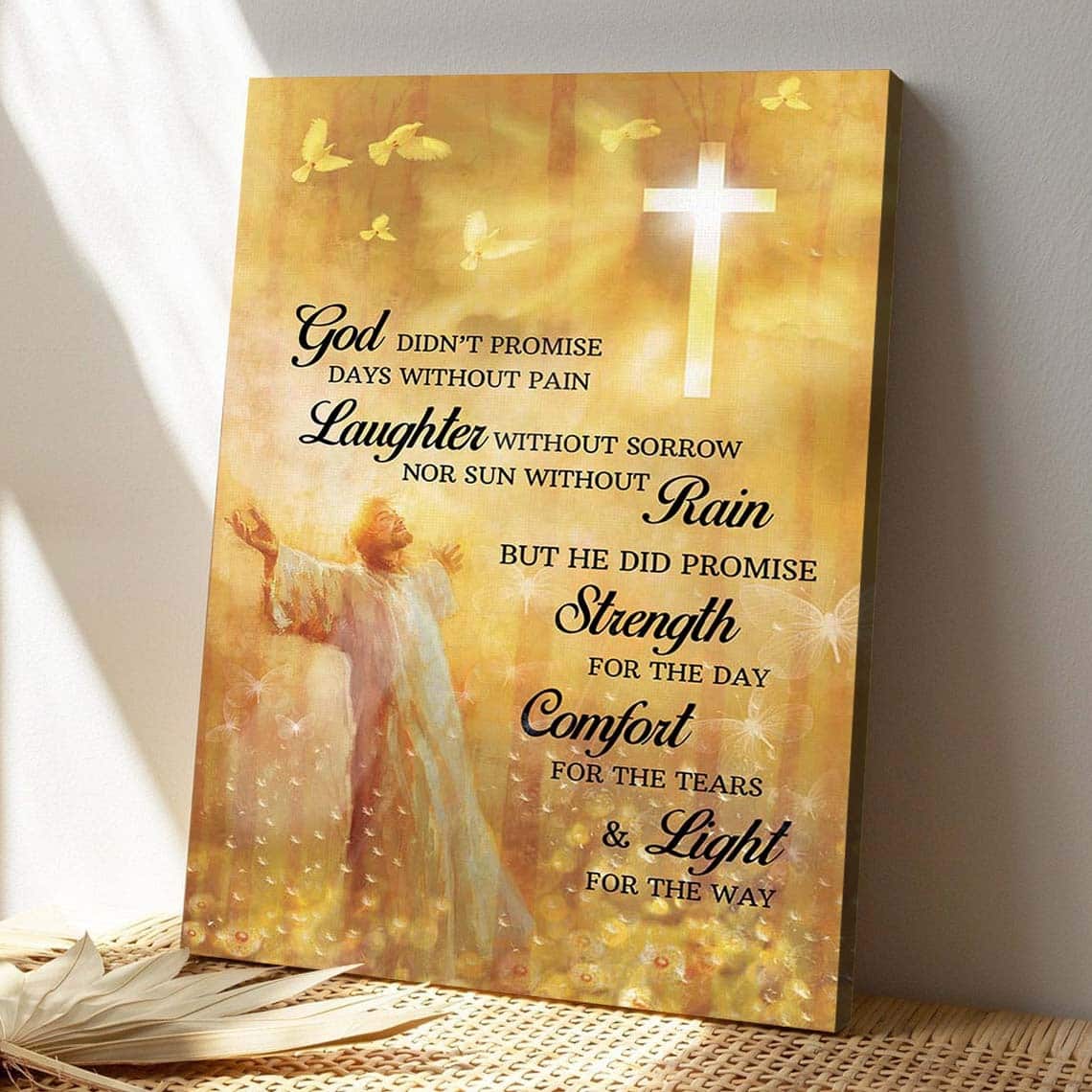 Christian Strength For The Day Beautiful Pigeon Scripture Canvas Print Christian Strength For The Day Beautiful Pigeon Scripture Canvas Print