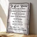 Christian Rules Christian Forgive And Forget Scripture Canvas Print