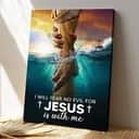 Christian Jesus Is With Me Unique Scripture Canvas Print Christian Jesus Is With Me Unique Scripture Canvas Print