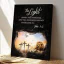 Christian The Light Shines In The Darkness Special Scripture Canvas Print Christian The Light Shines In The Darkness Special Scripture Canvas Print