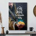 God Bible Verse With Cat In My Heart Jesus In My Veins I'm Unstoppable Jesus Canvas Print God Bible Verse With Cat In My Heart Jesus In My Veins I'm Unstoppable Jesus Canvas Print