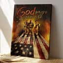 Christian Firefighter God Says You Are Bible Verse Canvas Print