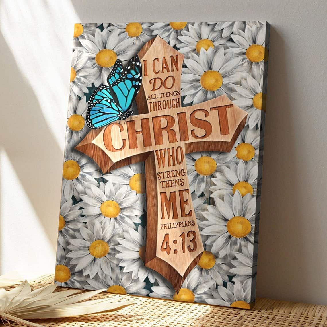Christian I Can Do All Things Through Christ Who Strengthens Me Bible Verse Canvas Print Christian I Can Do All Things Through Christ Who Strengthens Me Bible Verse Canvas Print
