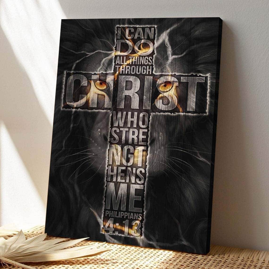 Christian Jesus I Can Do All Thing Through Christ Who Strengthens Me Bible Verse Canvas Print Christian Jesus I Can Do All Thing Through Christ Who Strengthens Me Bible Verse Canvas Print