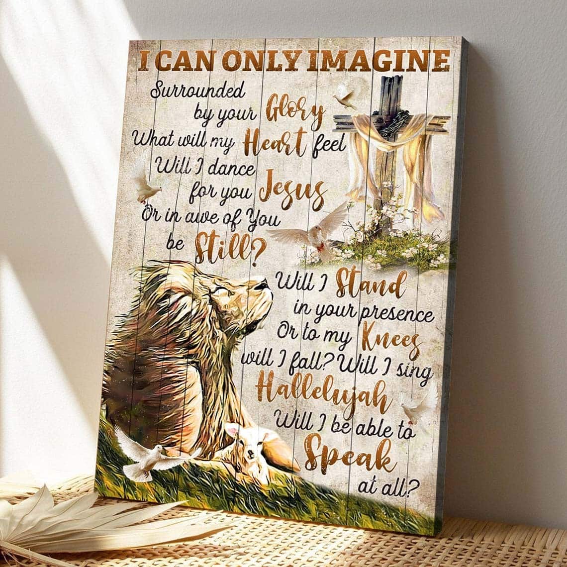 Christian Jesus I Can Only Imagine Bible Verse Canvas Print Christian Jesus I Can Only Imagine Bible Verse Canvas Print