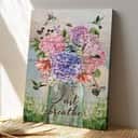 Christian Jesus Just Breathe Today I Choose Joy Bible Verse Canvas Print