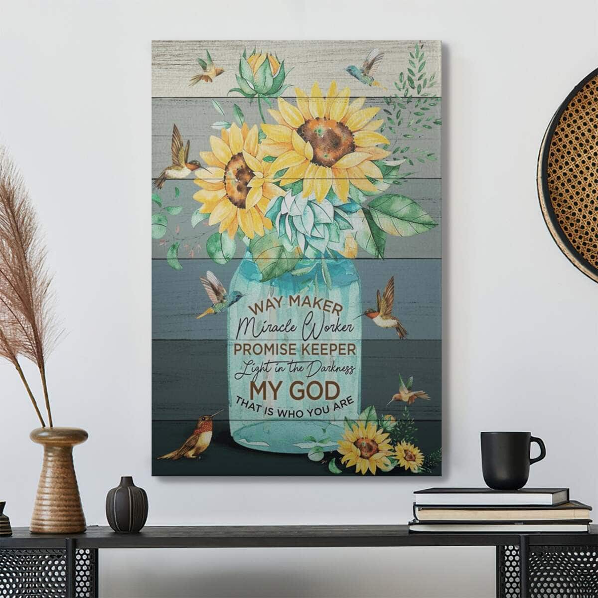 Christian Jesus My Miracle Worker My Way Maker Bible Verse Canvas Print Christian Jesus My Miracle Worker My Way Maker Bible Verse Canvas Print