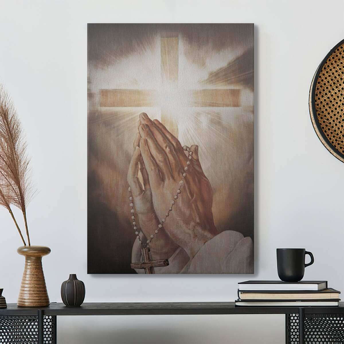 Christian Jesus Pray And Believe Bible Verse Canvas Print Christian Jesus Pray And Believe Bible Verse Canvas Print