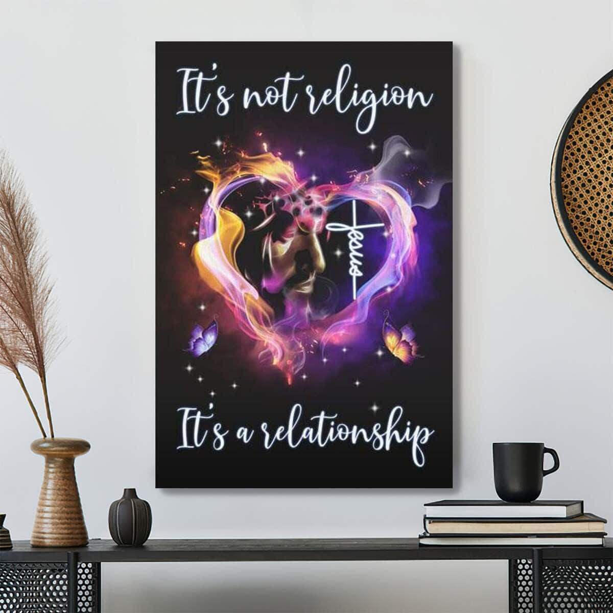 Jesus It's Not Religion It's A Relationship Jesus Pictures Christian Faith Bible Verse Canvas Print Jesus It's Not Religion It's A Relationship Jesus Pictures Christian Faith Bible Verse Canvas Print