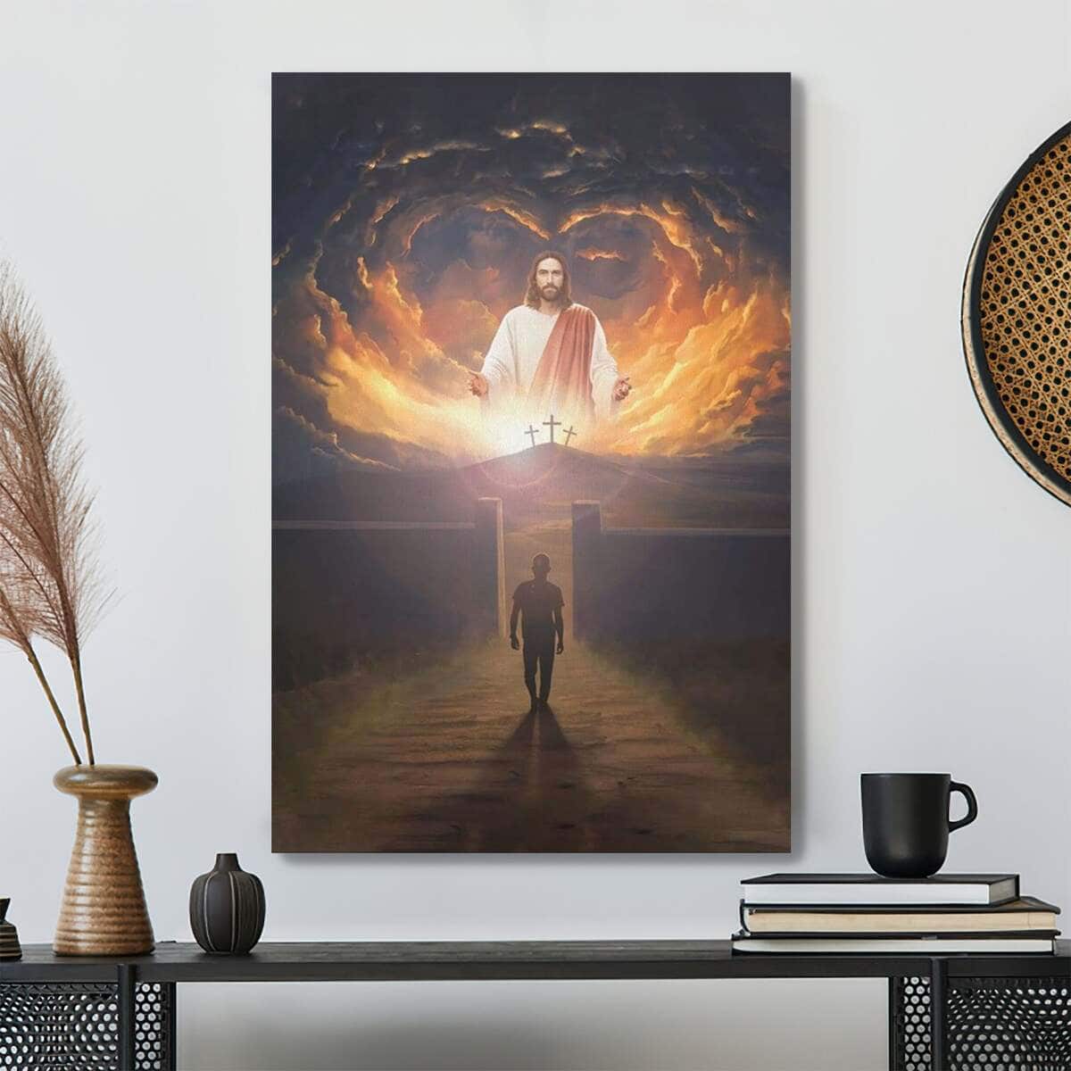 Jesus Come Back And Open Arms Bible Verse Scripture Canvas Print Jesus Come Back And Open Arms Bible Verse Scripture Canvas Print