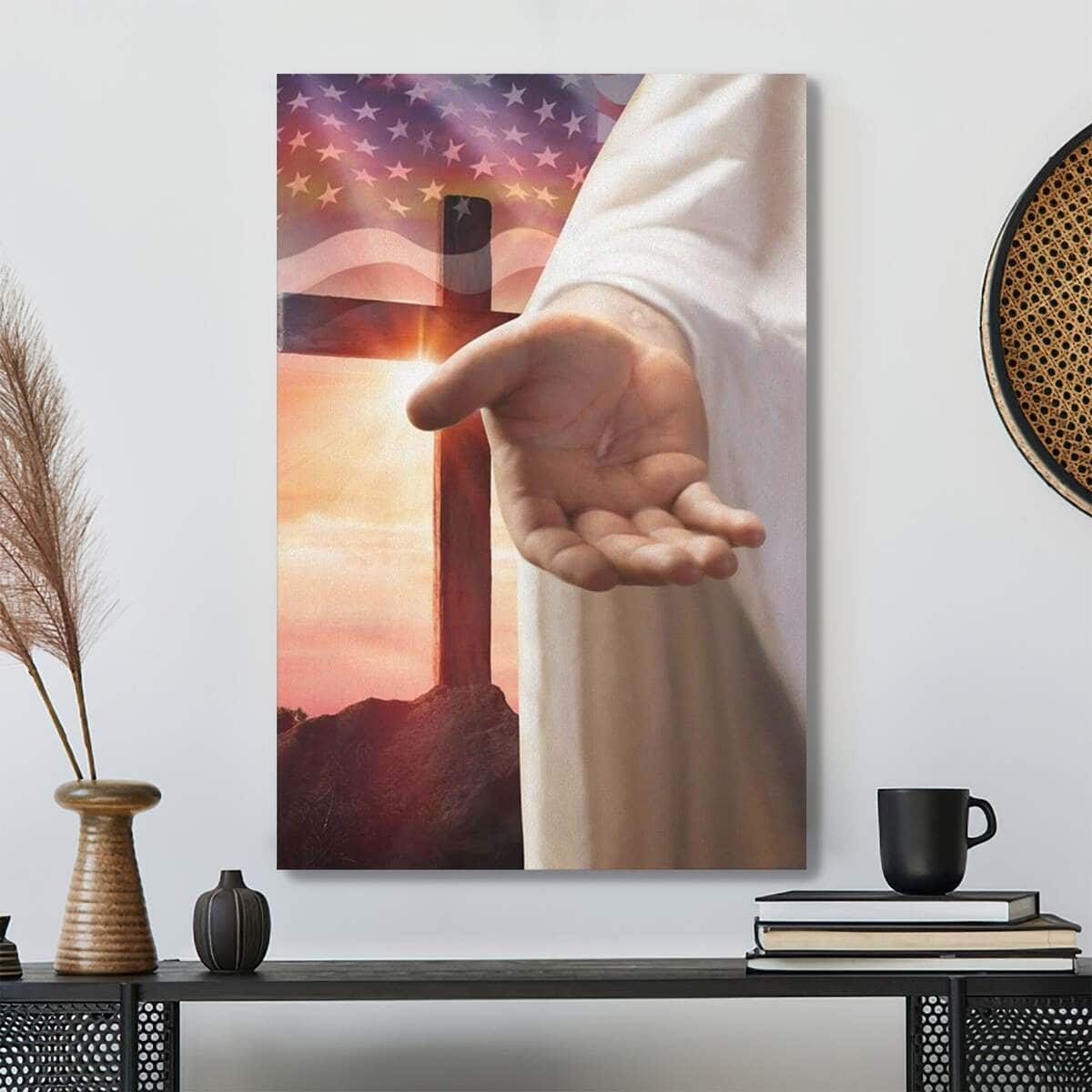 Jesus Outstretched Hands Saves Bible Verse Scripture Canvas Print Jesus Outstretched Hands Saves Bible Verse Scripture Canvas Print