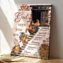 Bible Verse Amazing Flock God Says You Are Canvas Print Bible Verse Amazing Flock God Says You Are Canvas Print