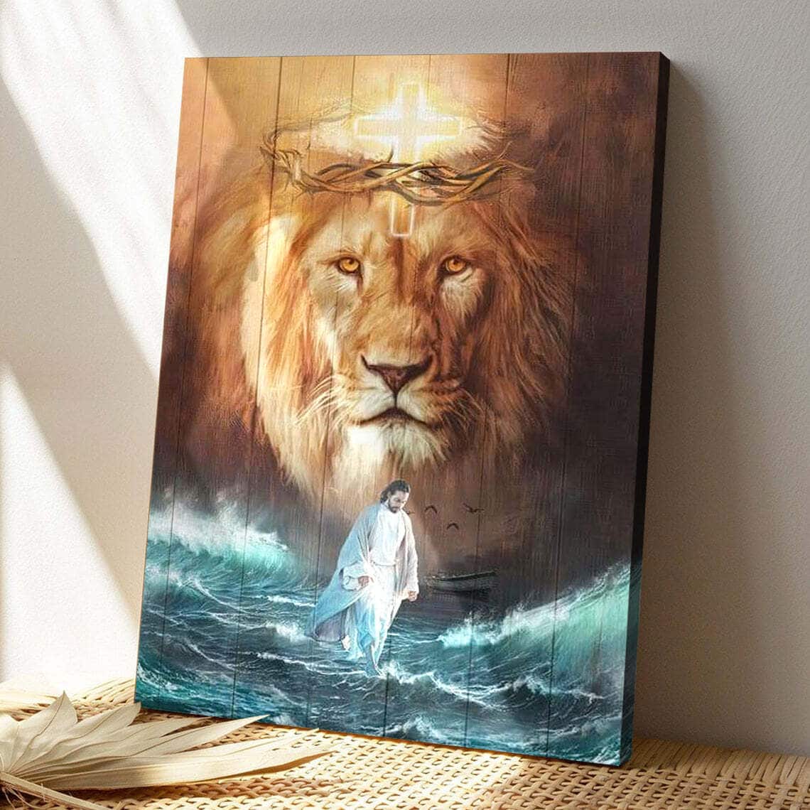 Bible Verse Jesus The Lion Of Judah Scripture Canvas Print
