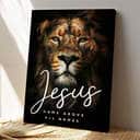 Bible Verse Jesus Name Above All Names Scripture Canvas Print