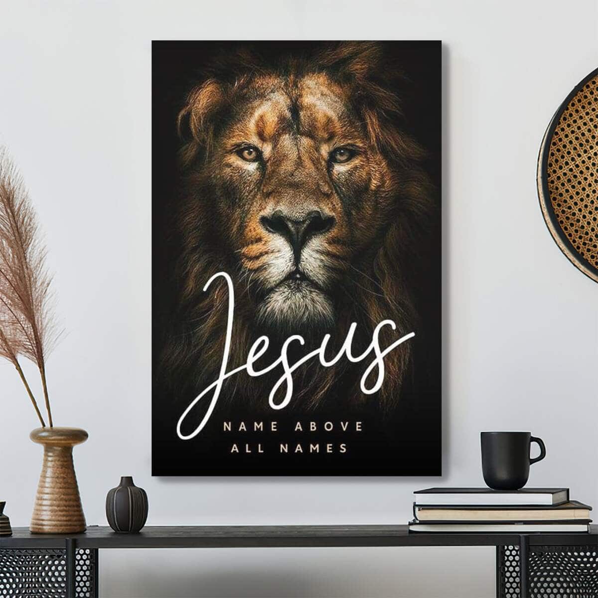Bible Verse Jesus Name Above All Names Scripture Canvas Print Bible Verse Jesus Name Above All Names Scripture Canvas Print