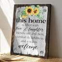 Bible Verse This Home Filled With Love And Laughter Scripture Canvas Print Bible Verse This Home Filled With Love And Laughter Scripture Canvas Print