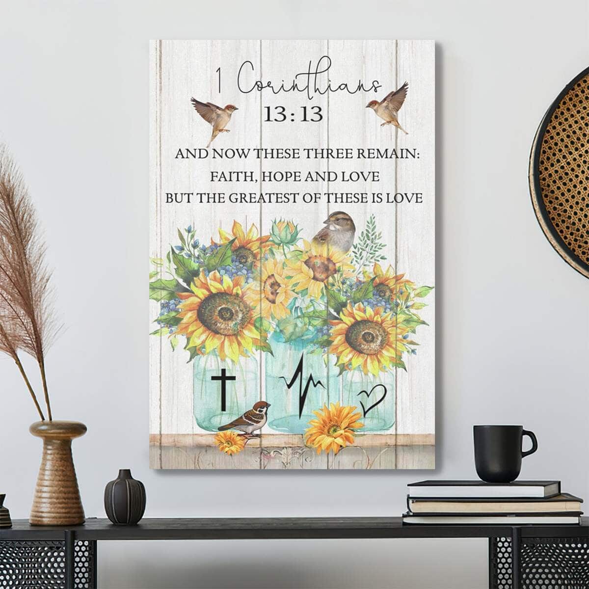 Bible Verse The Greatest Of These Is Love 1 Corinthians 1313 Scripture Christian Canvas Print Bible Verse The Greatest Of These Is Love 1 Corinthians 1313 Scripture Christian Canvas Print