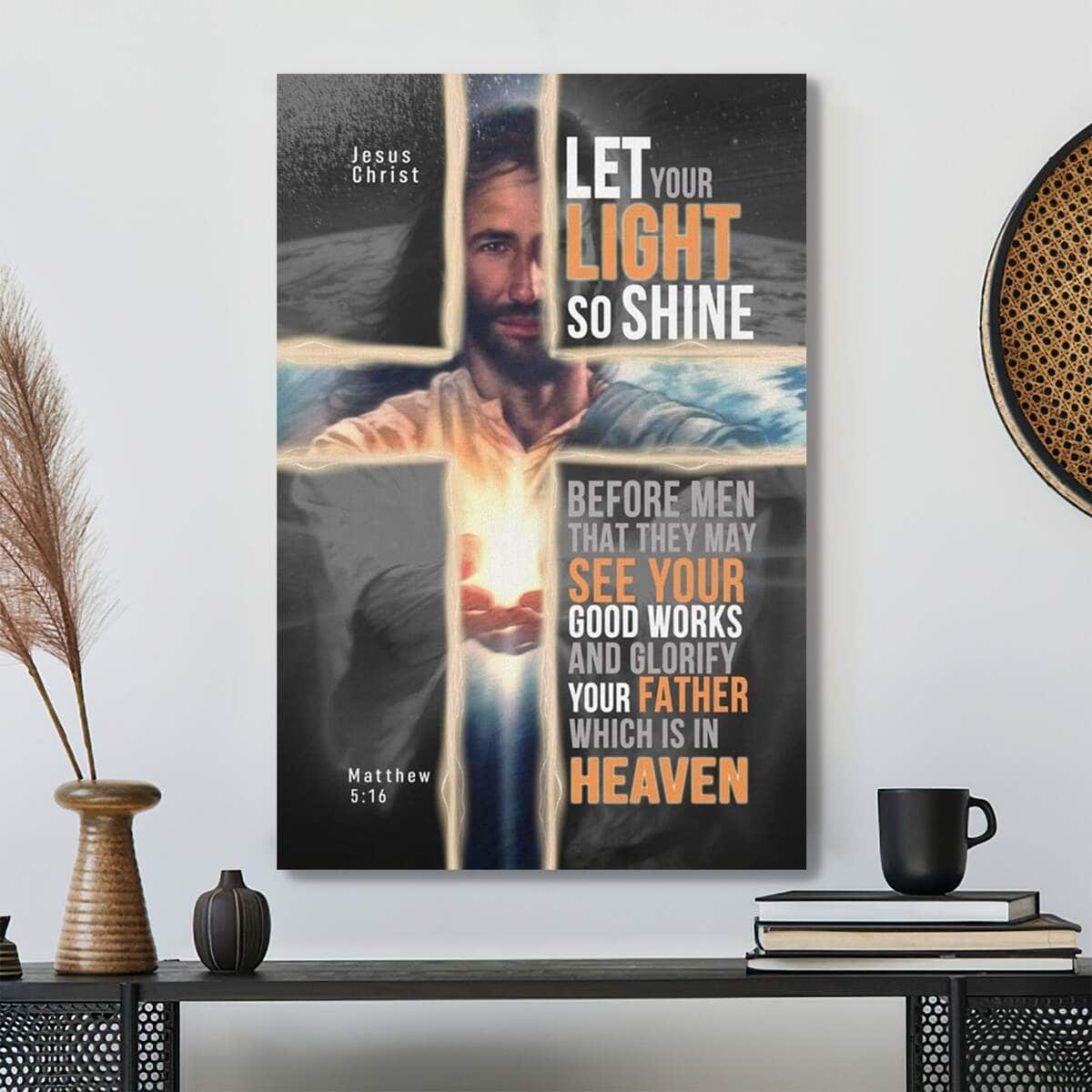 Bible Verse Matthew 516 Kjv Let Your Light So Shine Before Men Scripture Canvas Print Bible Verse Matthew 516 Kjv Let Your Light So Shine Before Men Scripture Canvas Print