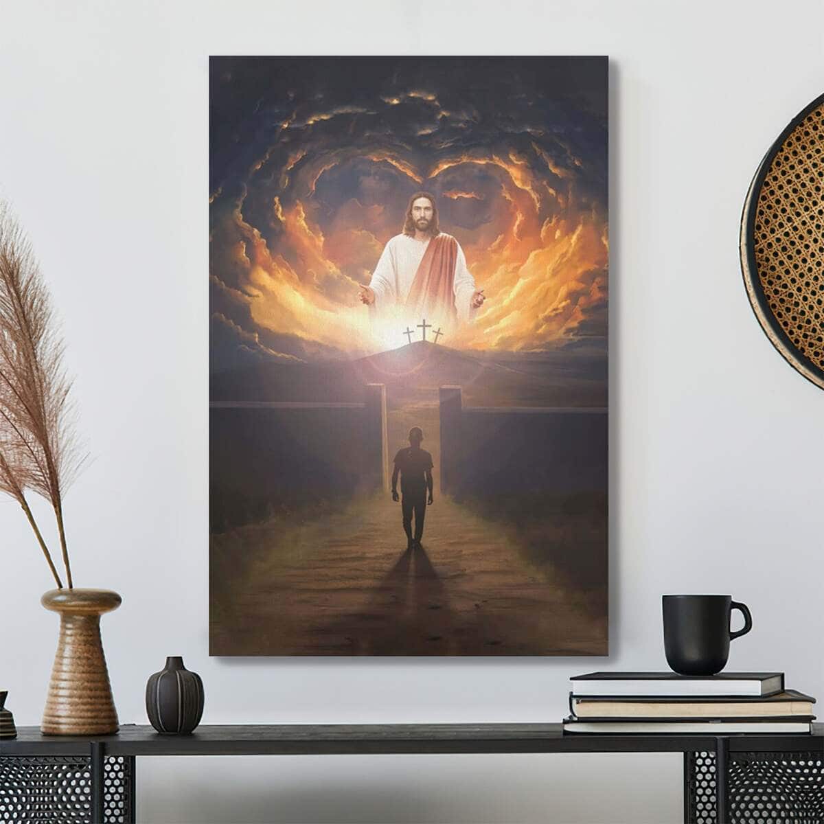Bible Verse Jesus Come Back And Open Arms Scripture Canvas Print Bible Verse Jesus Come Back And Open Arms Scripture Canvas Print