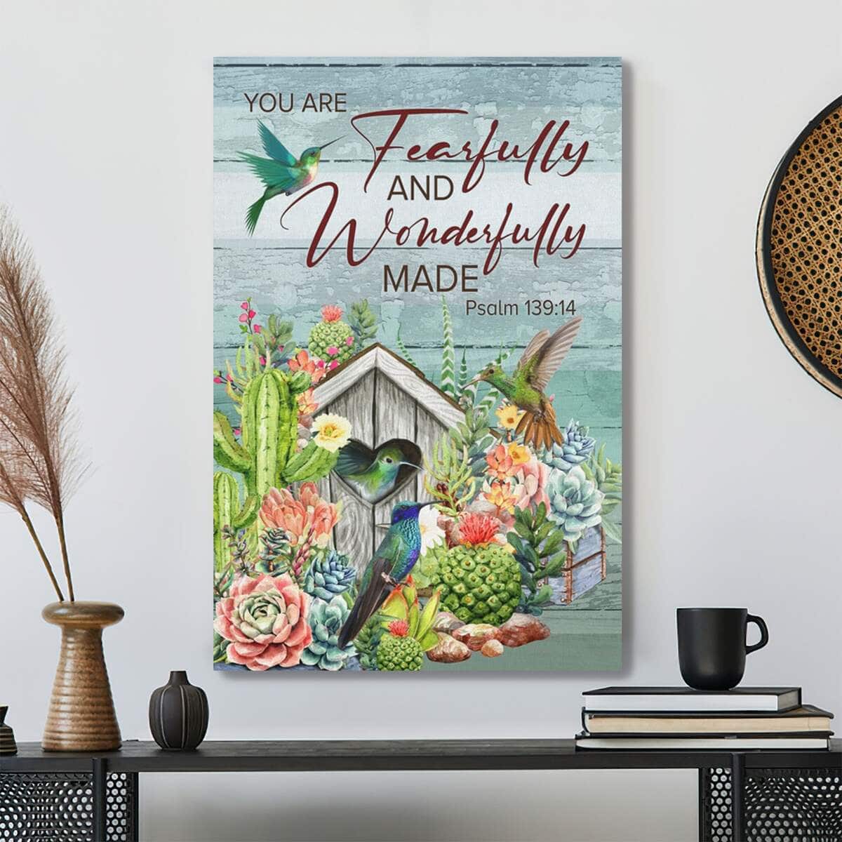 Bible Verse Fearfully And Wonderfully Made Scripture Canvas Print Bible Verse Fearfully And Wonderfully Made Scripture Canvas Print