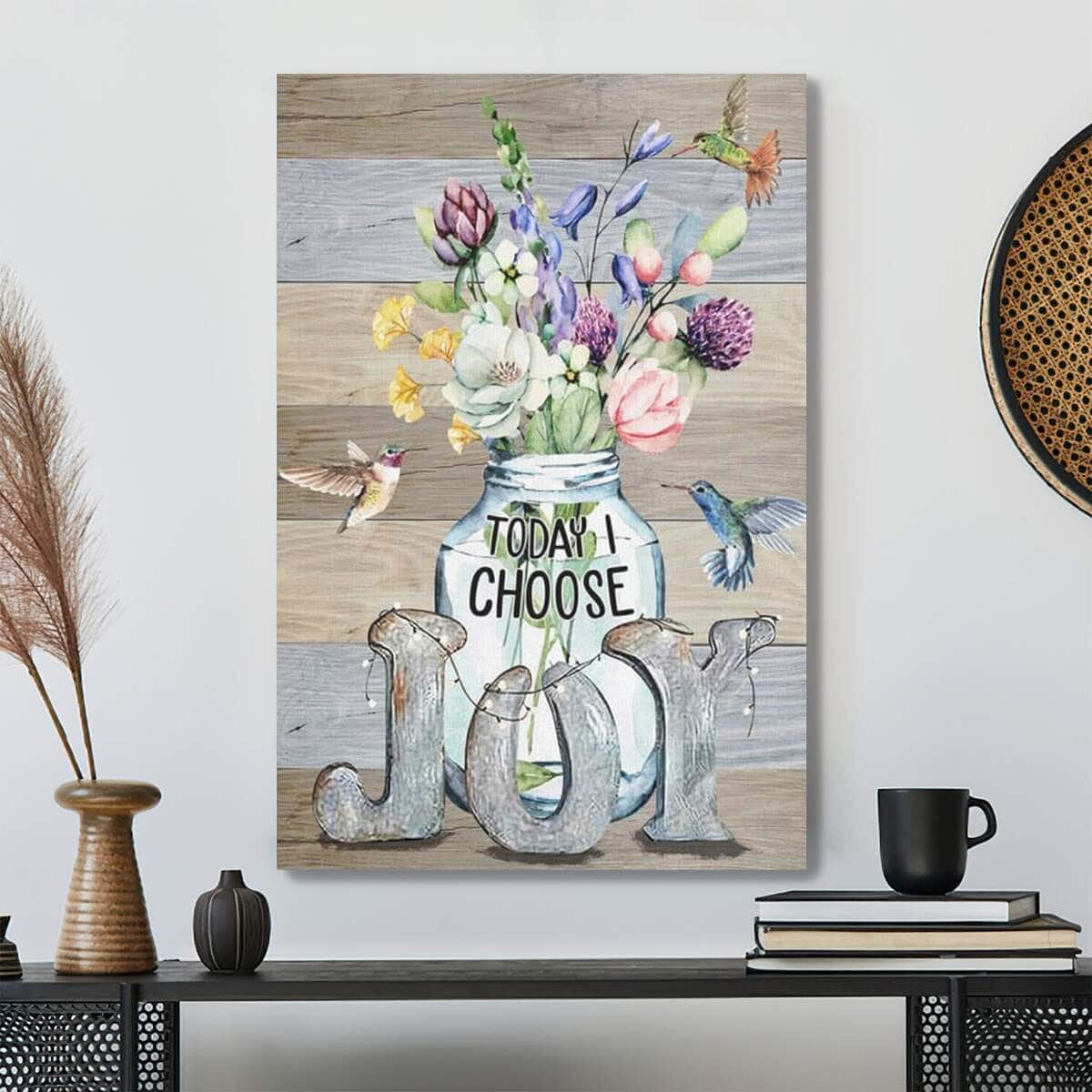 Bible Verse Today I Choose Joy Scripture Canvas Print Bible Verse Today I Choose Joy Scripture Canvas Print