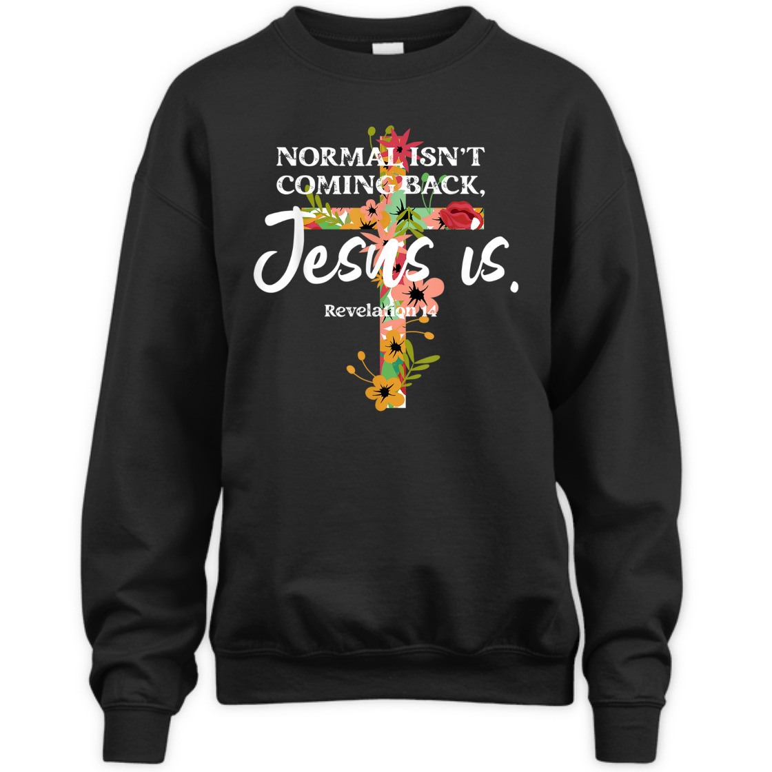 Bible Verse T-Shirt Normal Isn't Coming Back Jesus Is Awesome Gift For Believers
