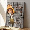 The Lord Is On My Side Christian Gift Jesus Bible Verse Scripture Canvas Print