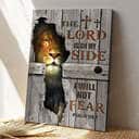 Lion The Lord Is On My Side Christian Gift Jesus Bible Verse Scripture Canvas Print Lion The Lord Is On My Side Christian Gift Jesus Bible Verse Scripture Canvas Print