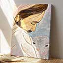 Jesus Painting Jesus Christ Jesus Bible Verse Scripture Canvas Print