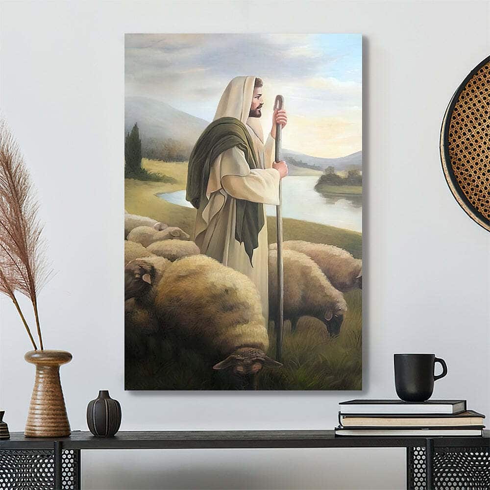 Jesus Painting With Lambs Jesus Christ Jesus Bible Verse Scripture Canvas Print Jesus Painting With Lambs Jesus Christ Jesus Bible Verse Scripture Canvas Print