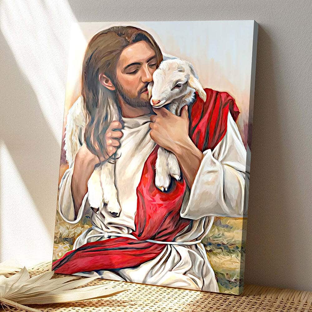 Jesus And Lambs Painting Jesus Christ Jesus Bible Verse Scripture Canvas Print Jesus And Lambs Painting Jesus Christ Jesus Bible Verse Scripture Canvas Print