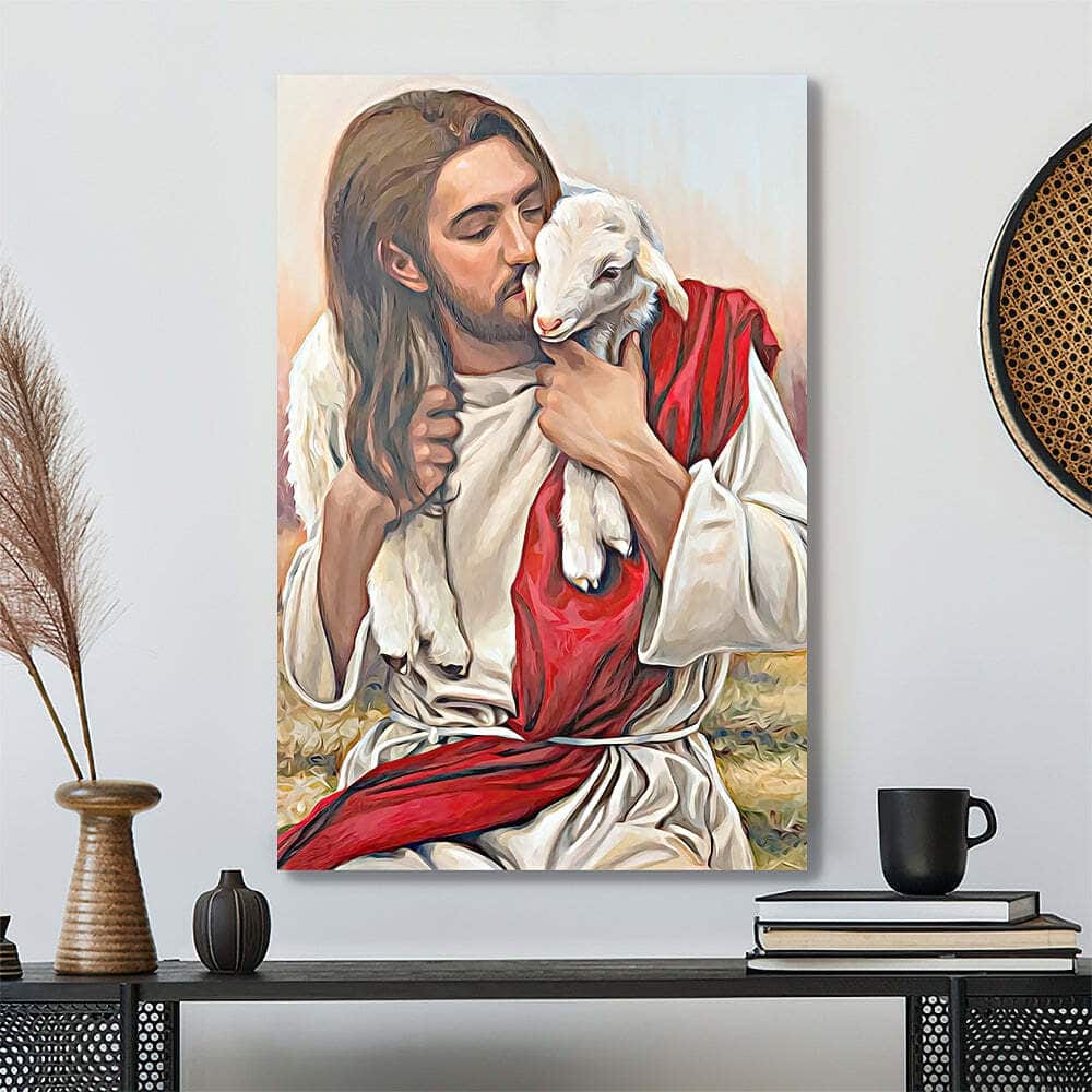 Jesus And Lambs Painting Jesus Christ Jesus Bible Verse Scripture Canvas Print Jesus And Lambs Painting Jesus Christ Jesus Bible Verse Scripture Canvas Print