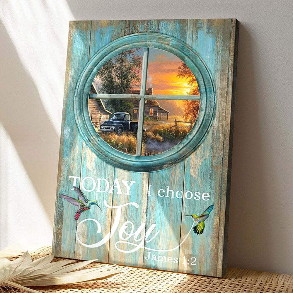 To Day I Choose Joy Religious Jesus Christ Jesus Bible Verse Scripture Canvas Print To Day I Choose Joy Religious Jesus Christ Jesus Bible Verse Scripture Canvas Print