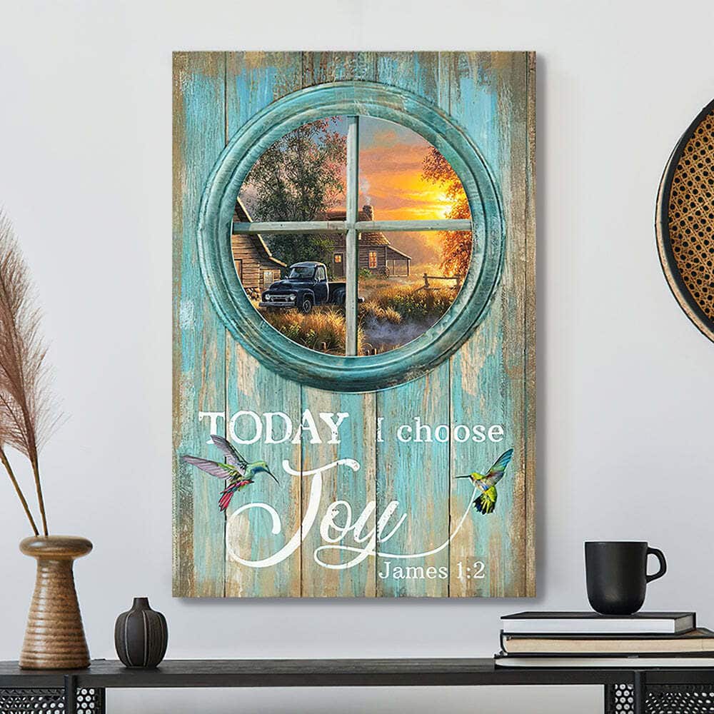 To Day I Choose Joy Religious Jesus Christ Jesus Bible Verse Scripture Canvas Print To Day I Choose Joy Religious Jesus Christ Jesus Bible Verse Scripture Canvas Print