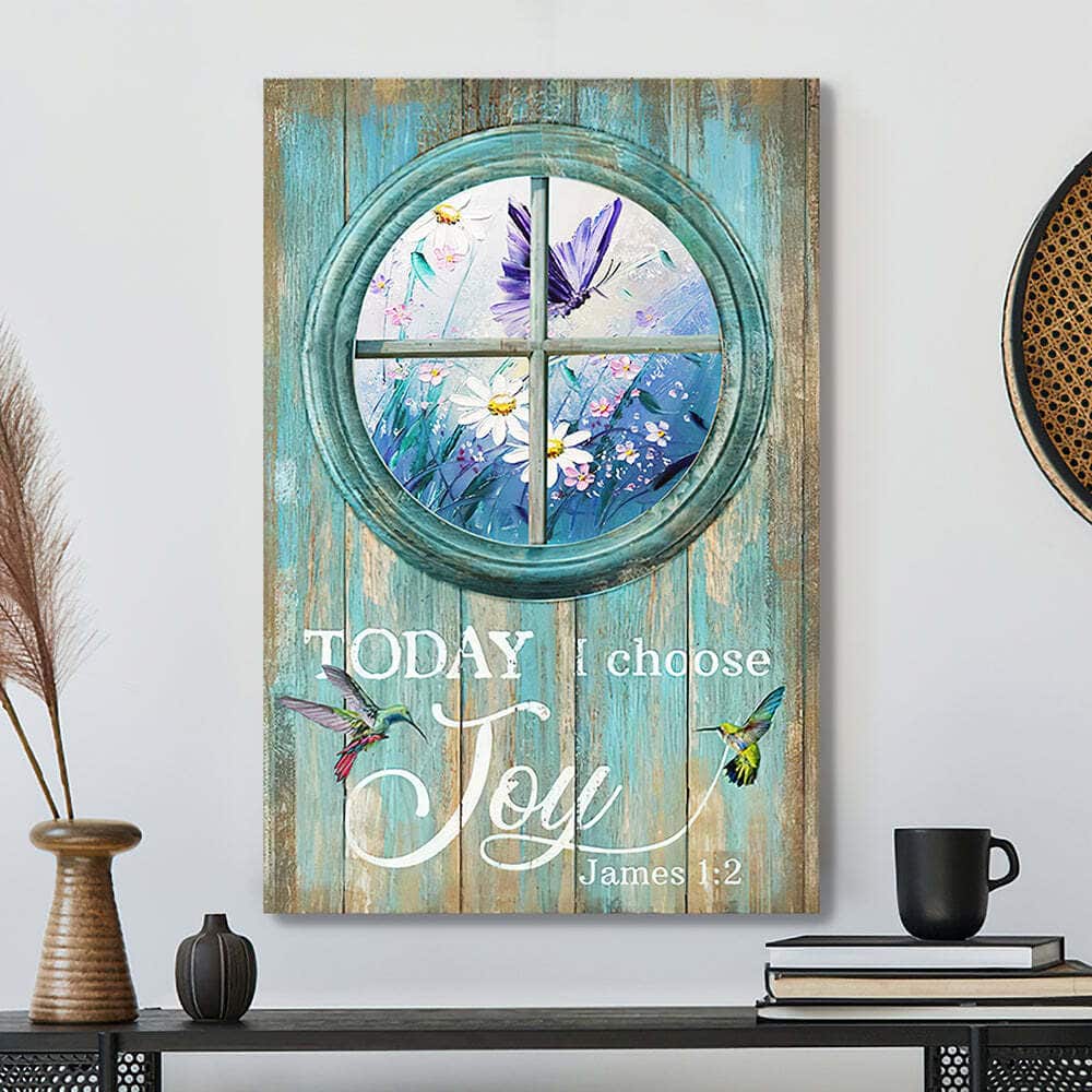 To Day I Choose Joy Butterflies Jesus Christ Jesus Bible Verse Scripture Canvas Print To Day I Choose Joy Butterflies Jesus Christ Jesus Bible Verse Scripture Canvas Print