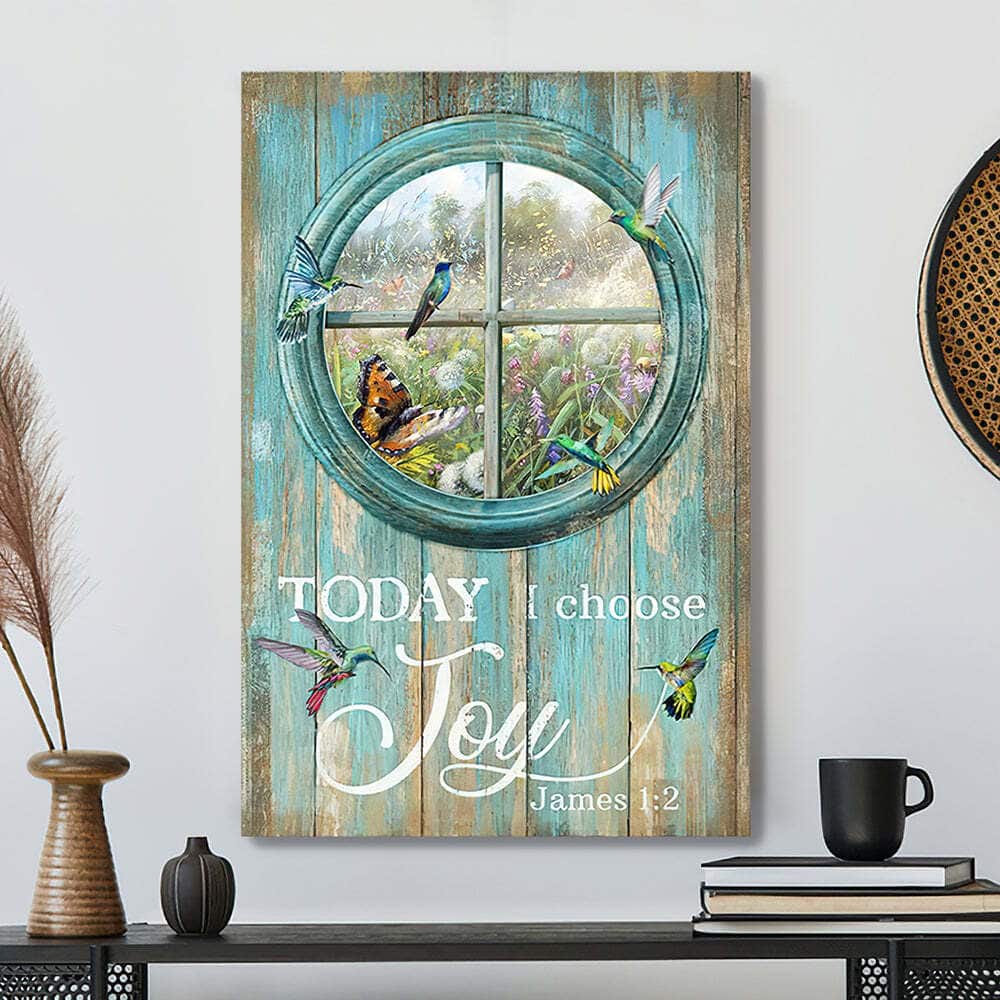 To Day I Choose Joy Jesus Bible Verse Scripture Canvas Print For Believers To Day I Choose Joy Jesus Bible Verse Scripture Canvas Print For Believers