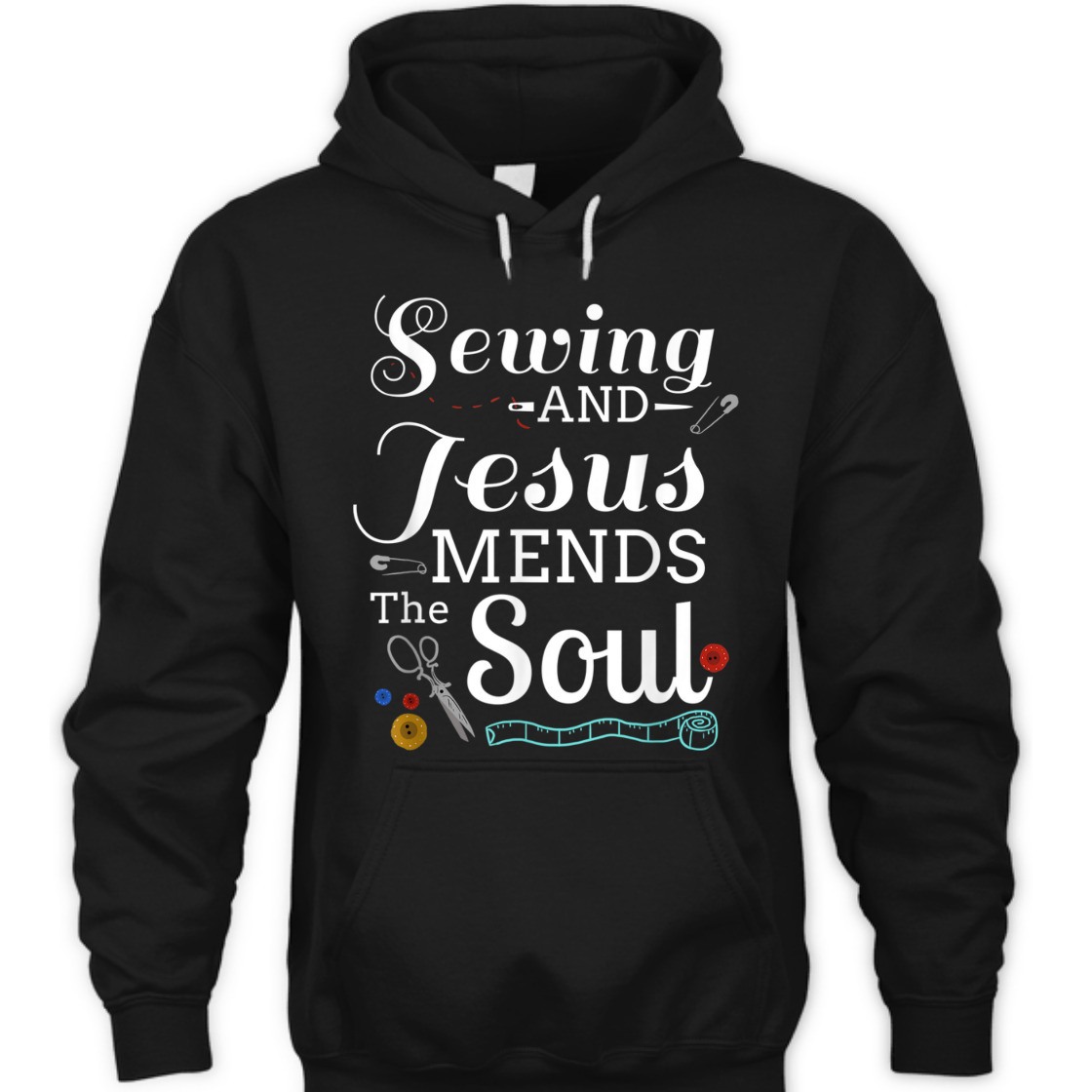 Sewing And Jesus Mends The Soul T-Shirt Perfect Gift For Any Christian Sewing And Jesus Mends The Soul T-Shirt Perfect Gift For Any Christian