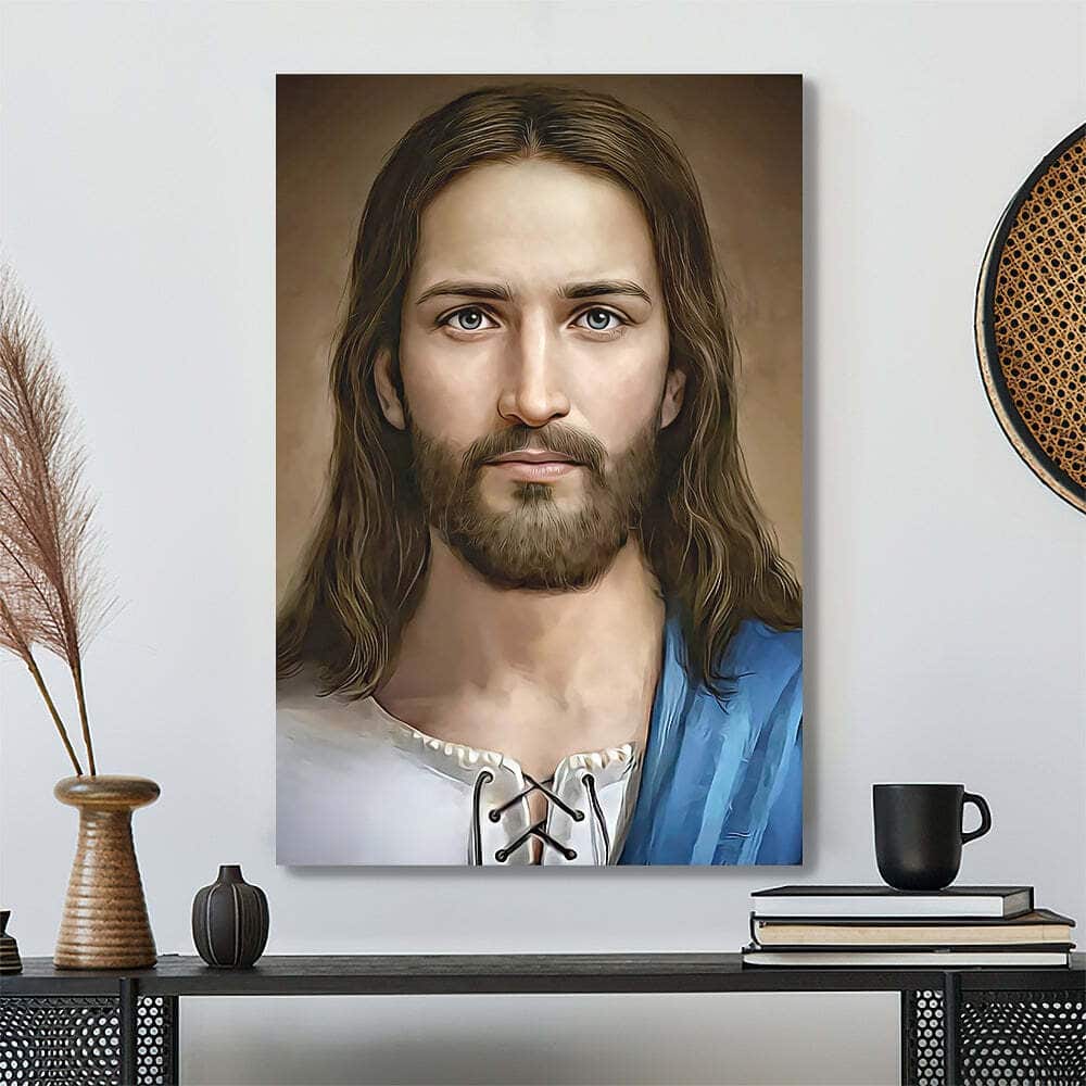 Jesus Painting Jesus Portrait Christ Jesus Bible Verse Scripture Canvas Print Jesus Painting Jesus Portrait Christ Jesus Bible Verse Scripture Canvas Print