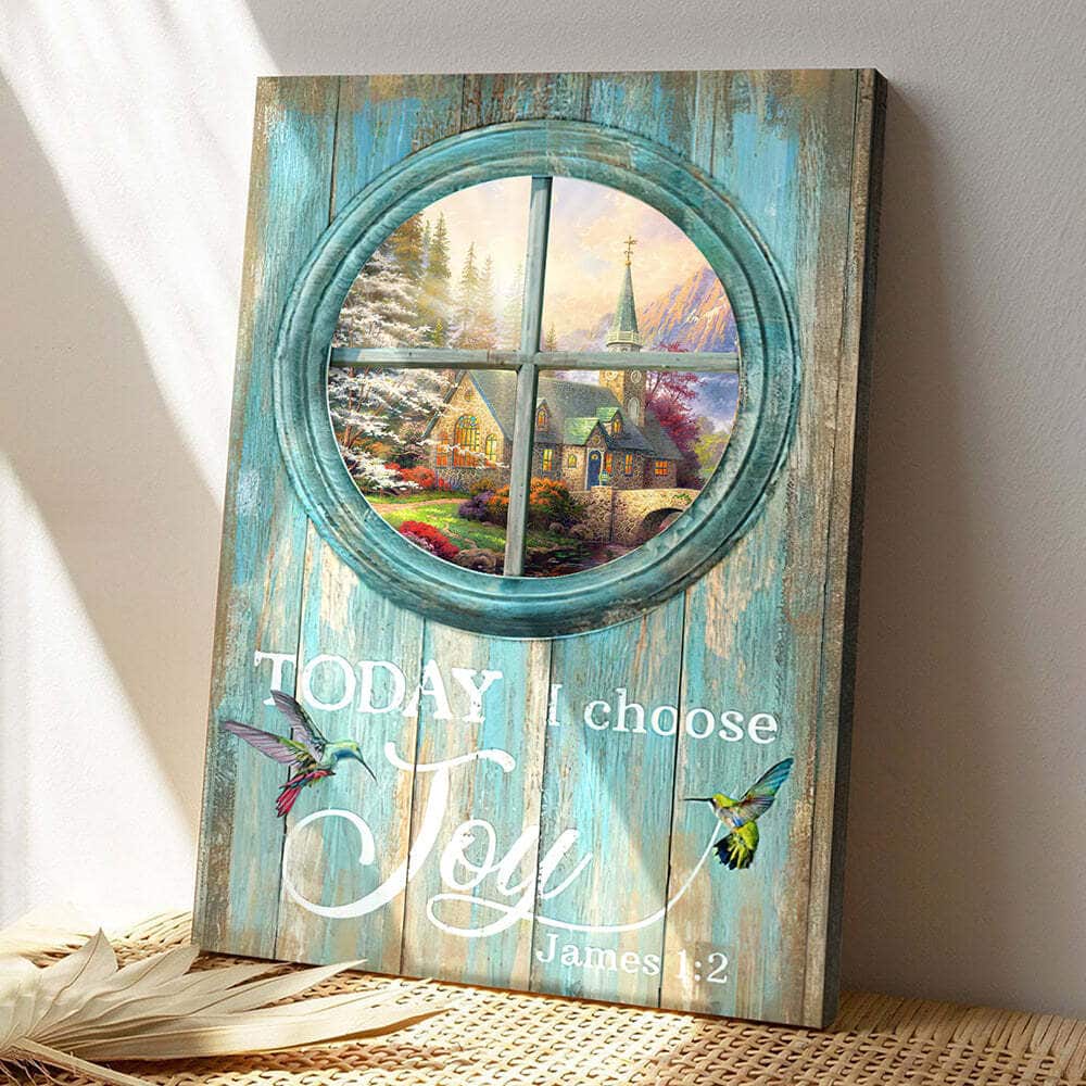 To Day I Choose Joy Jesus Christ Jesus Bible Verse Religious Canvas Print To Day I Choose Joy Jesus Christ Jesus Bible Verse Religious Canvas Print