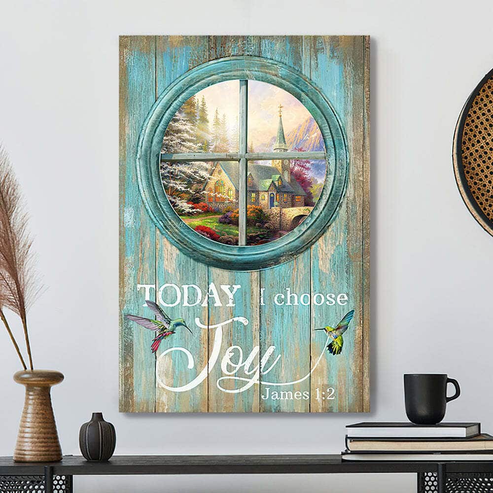 To Day I Choose Joy Jesus Christ Jesus Bible Verse Religious Canvas Print To Day I Choose Joy Jesus Christ Jesus Bible Verse Religious Canvas Print