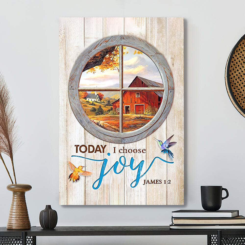 Jesus Christ To Day I Choose Joy Bible Verse Scripture Canvas Print Jesus Christ To Day I Choose Joy Bible Verse Scripture Canvas Print