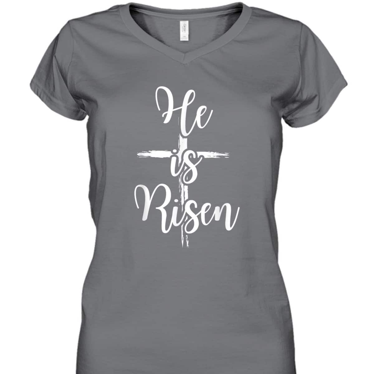 He Is Risen Cross Jesus Easter Day Religious Christians T-Shirt He Is Risen Cross Jesus Easter Day Religious Christians T-Shirt